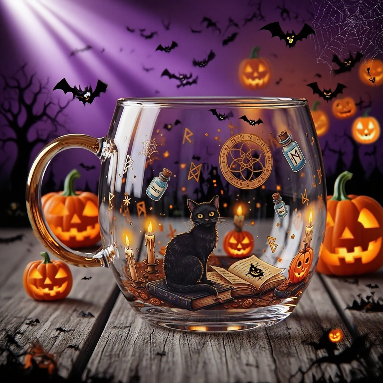 👻Haunted Path Halloween Mug