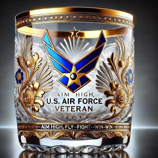 Glosrity Veteran Tribute Glass